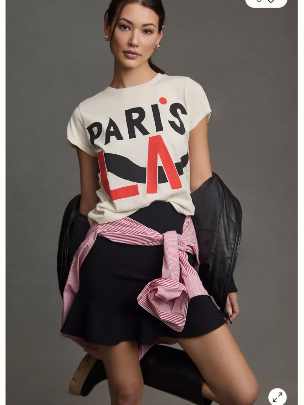 Clare V Paris LA Classic Tee Size S